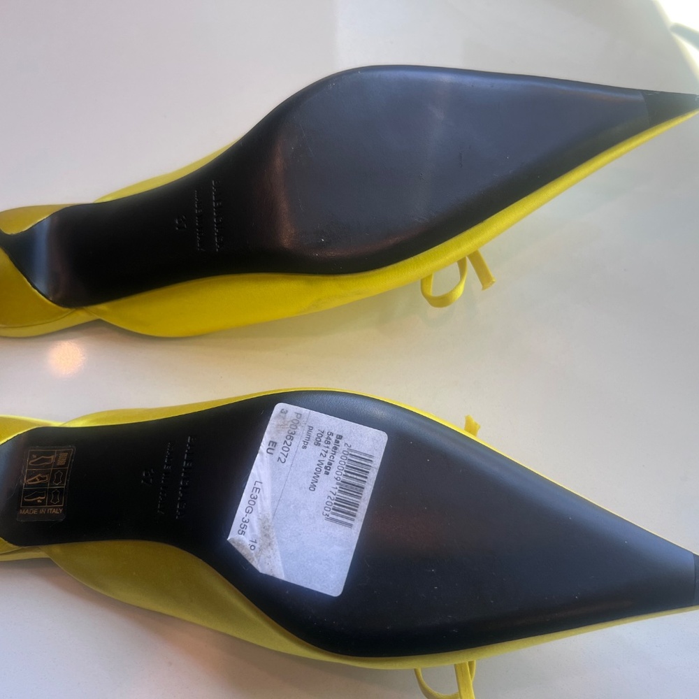 Balenciaga knife mules size  37 yellow - Picture 4 of 4